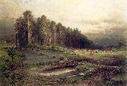 Alexei Savrasov Oil on canvas painting entitled painting